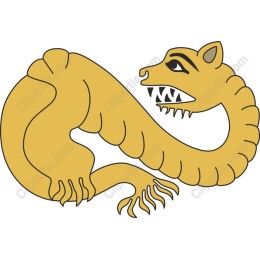 Golden Serpent-Dragon