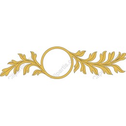 Elegant Golden Foliage Decorative