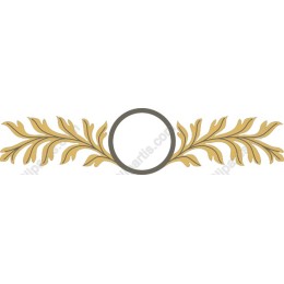 Golden Leaf Decorative Frame