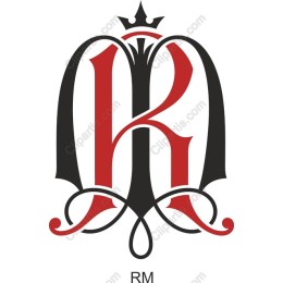 Elegant Monogram K