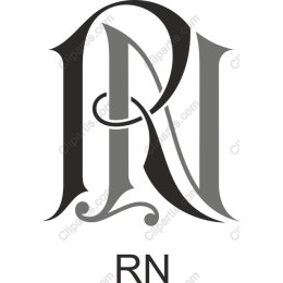 Elegant RN Monogram Logo