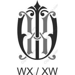 Elegant WX/XW Monogram Logo