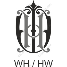 Elegant WH Monogram