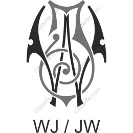 WJ/JW Elegant Abstract
