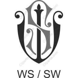 Stylish Decorative Monogram (WS/SW)