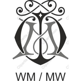 Elegant WM/MW Monogram