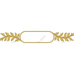 Elegant Decorative Leaf Frame