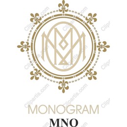 Ornate MNO Monogram
