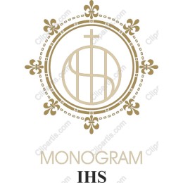 Elegant IHS Monogram