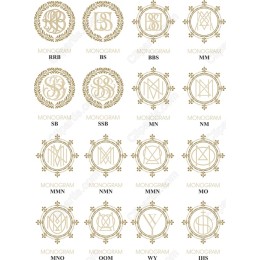 Monogram Bundle - Elegant Floral