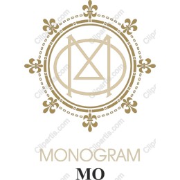 Elegant MO Monogram