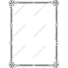 Elegant Vintage Floral Frame