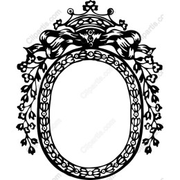 Elegant Vintage Floral Frame