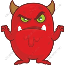 Angry Red Monster