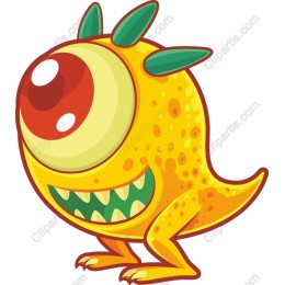 Playful Yellow Monster