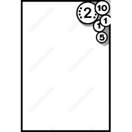 Minimalist Numbered Card