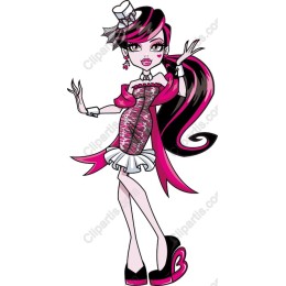 Fabulous Fashion Character in Pink and Black