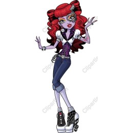 Edgy Red-Haired Gothic Character