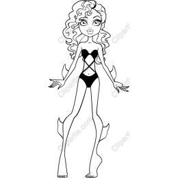 Enchanting Mermaid Character