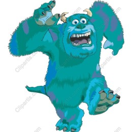 Playful Blue Monster