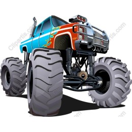 Vibrant Monster Truck