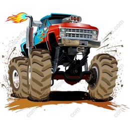 Vibrant Monster Truck