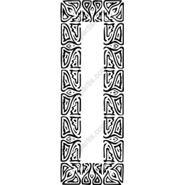 Ornate Black and White Border