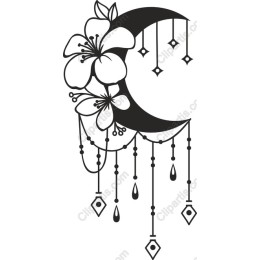 Black Moon Floral