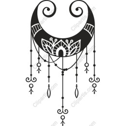 Elegant Crescent Moon