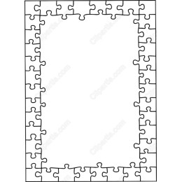 Blank Puzzle Frame
