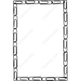 Paper Clip Border Frame