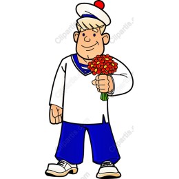 Cheerful Sailor Character
