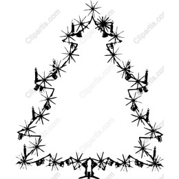 Elegant Black Christmas Tree