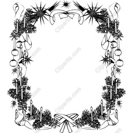 Elegant Holiday Frame