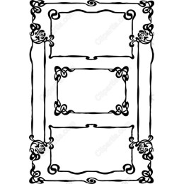 Elegant Floral Border