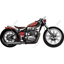 Classic Custom Motorcycle - Trouble