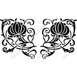 Elegant Black Floral