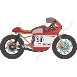 Vintage Racing Motorcycle
