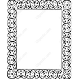 Vintage Floral Frame