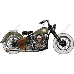 Vintage Military Motorcycle