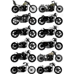 Motorcycle Collection - Cliparts Bundle