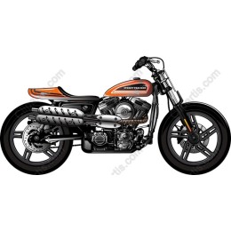 Street Tracker Motorcycle
