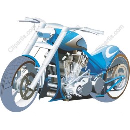  Motorcycle in Blue