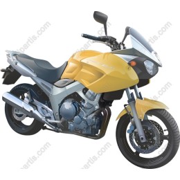 Vibrant Yellow Motorcycle