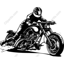 Dynamic Motorcycle Rider
