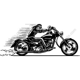 Rebellious Rider: High-Octane Motorcycle
