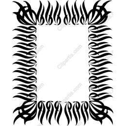 Decorative Tribal Frame