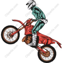 High-Energy Motocross Rider