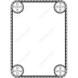 Industrial Gear Chain Frame