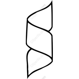 Elegant Swirling Ribbon